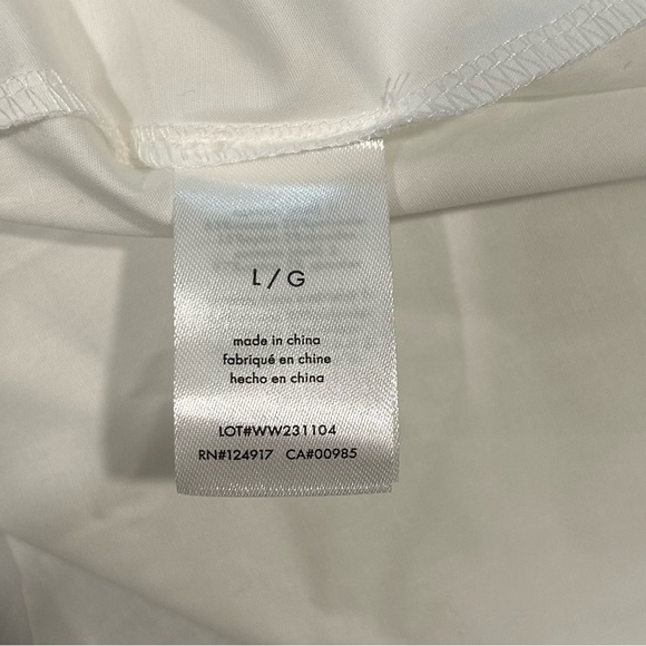 NWT WeWoreWhat Strapless Classic White Midi Dress Size L - Picture 5 of 8